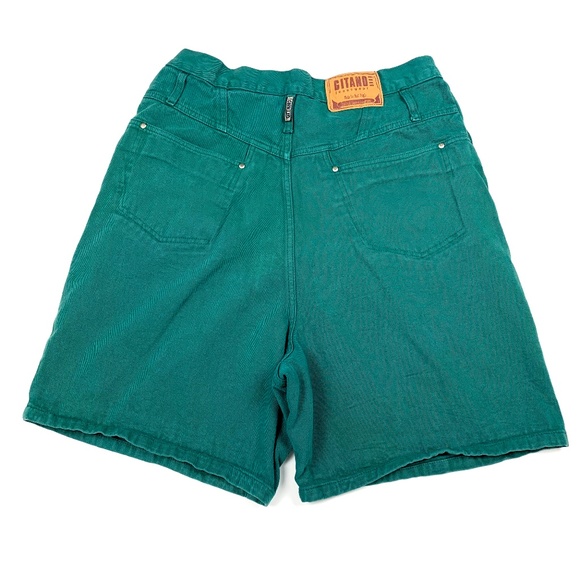 Gitano Pants - Vtg 90s Gitano Retro High Waist Denim Mom Shorts